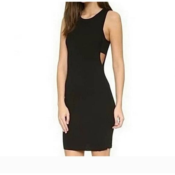 360 Sweater Knit Dress Womens Large Cutout Navy Blue - Picture 1 of 10